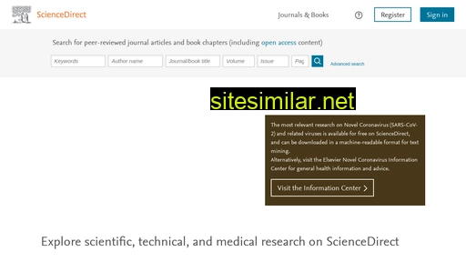 sciencedirect.com alternative sites