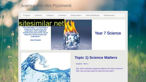 sciencewithpizzi.weebly.com alternative sites