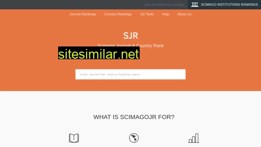 scimagojr.com alternative sites