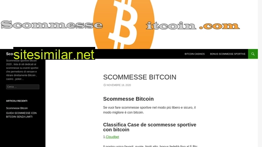 scommessebitcoin.com alternative sites