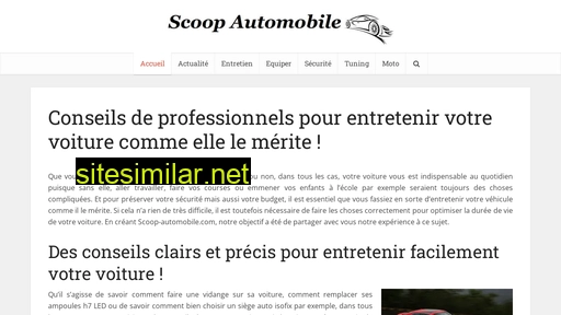 scoop-automobile.com alternative sites