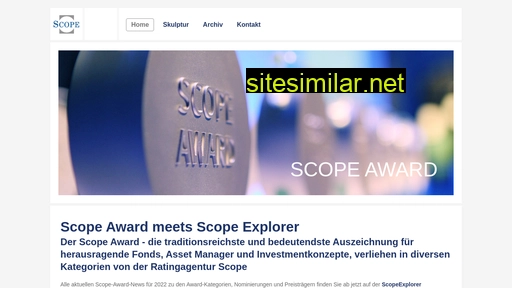 scope-awards.com alternative sites