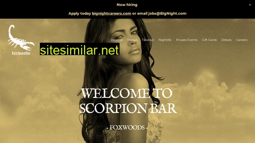scorpionfoxwoods.com alternative sites