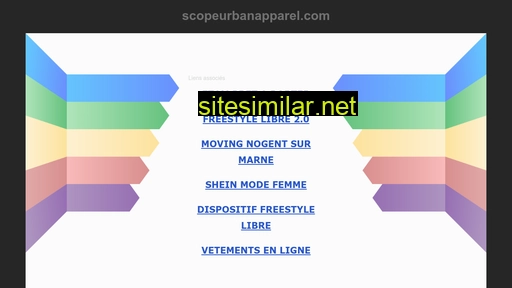 scopeurbanapparel.com alternative sites