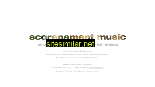 scorenament-music.com alternative sites