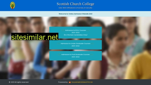 Scottishadmissions similar sites