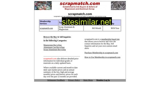 scrapmatch.com alternative sites