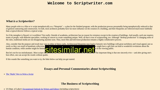 scriptwriter.com alternative sites