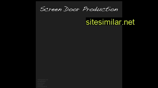 screendoorproduction.com alternative sites