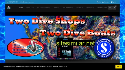scubastcroix.com alternative sites