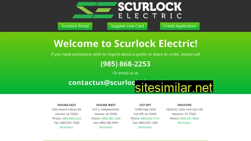 scurlockelectric.com alternative sites