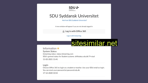sdu.itslearning.com alternative sites