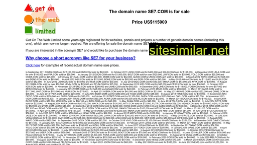se7.com alternative sites