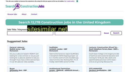 Search4constructionjobs similar sites