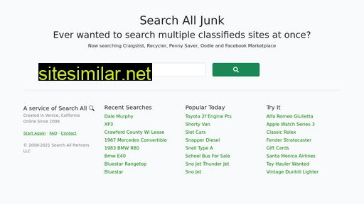 searchalljunk.com alternative sites