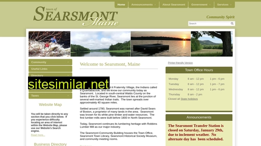 Searsmont similar sites