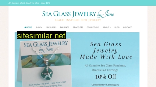 Seaglassjewelrybyjane similar sites