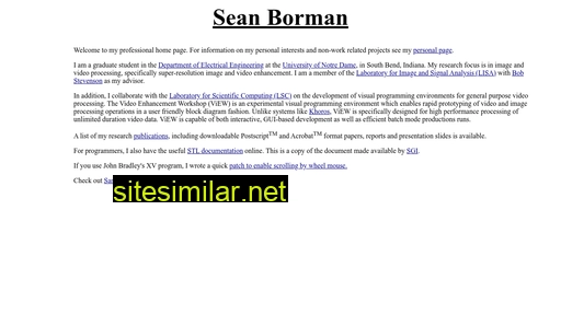 seanborman.com alternative sites