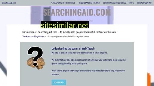 searchingaid.com alternative sites