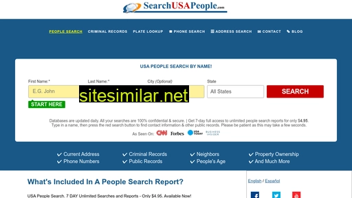 searchusapeople.com alternative sites