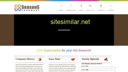 seasonsfoodmart.com alternative sites