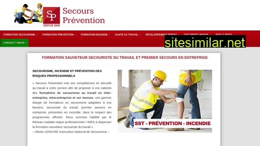 Secours-prevention similar sites