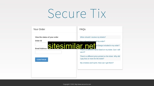 Secure-tix similar sites