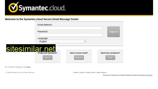 securemail1.messagelabs.com alternative sites
