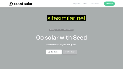 Seed-solar similar sites
