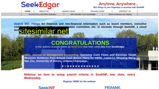 seekedgar.com alternative sites