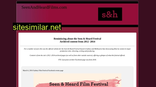 seenandheardfilms.com alternative sites