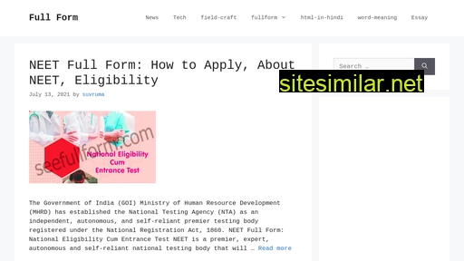 seefullform.com alternative sites