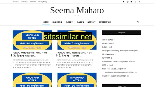Seemamahatoblog similar sites