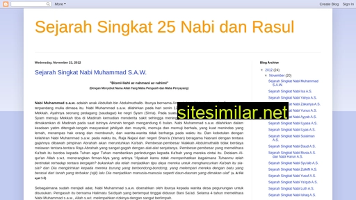 sejarah25nabidanrasul.blogspot.com alternative sites
