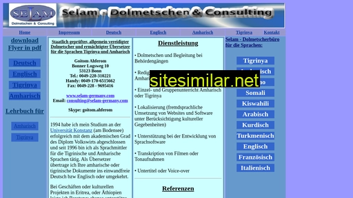 selam-germany.com alternative sites