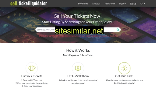 selltickets.ticketliquidator.com alternative sites