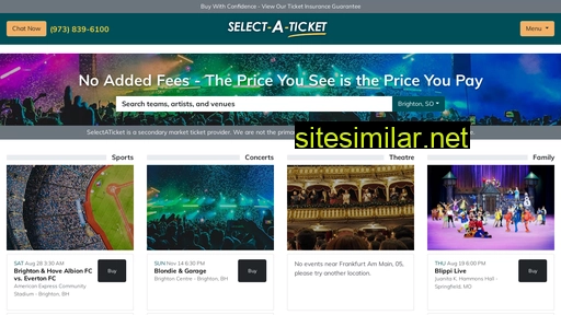 selectaticket.com alternative sites