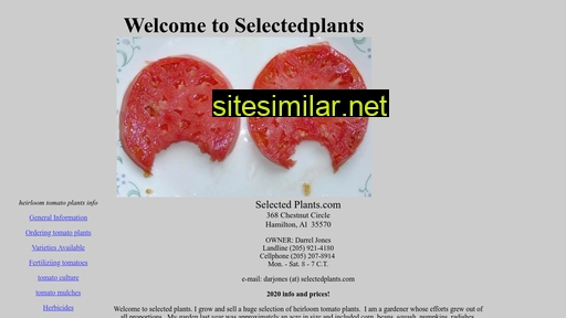 Selectedplants similar sites