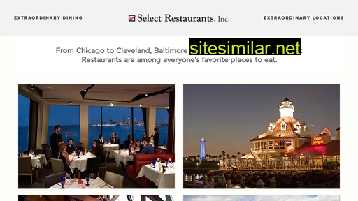 selectrestaurants.com alternative sites