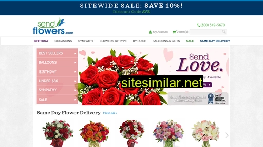 sendflowers.com alternative sites