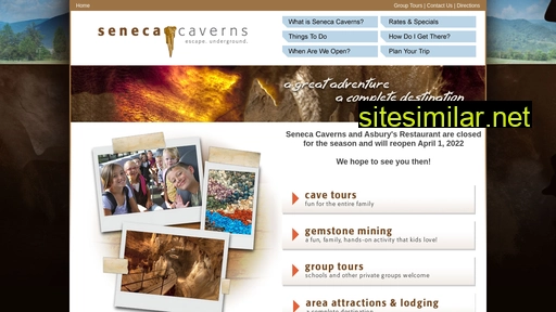 senecacaverns.com alternative sites