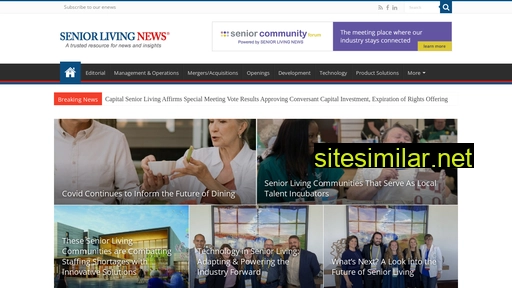 Seniorlivingnews similar sites