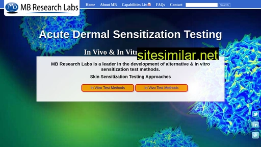 Sensitization-test similar sites