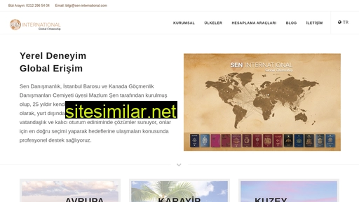 Sen-international similar sites