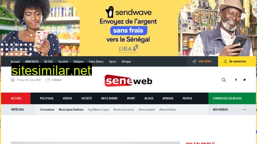 Seneweb similar sites