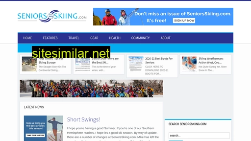 seniorsskiing.com alternative sites