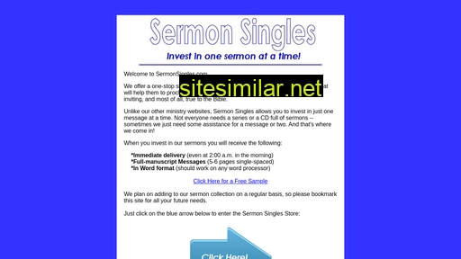 sermonsingles.com alternative sites
