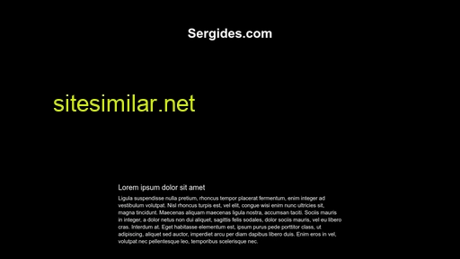 sergides.com alternative sites