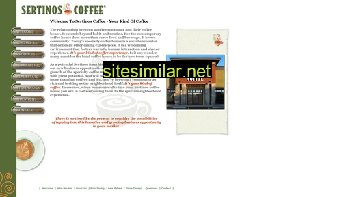 sertinoscoffee.com alternative sites