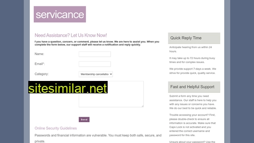 servicance.com alternative sites